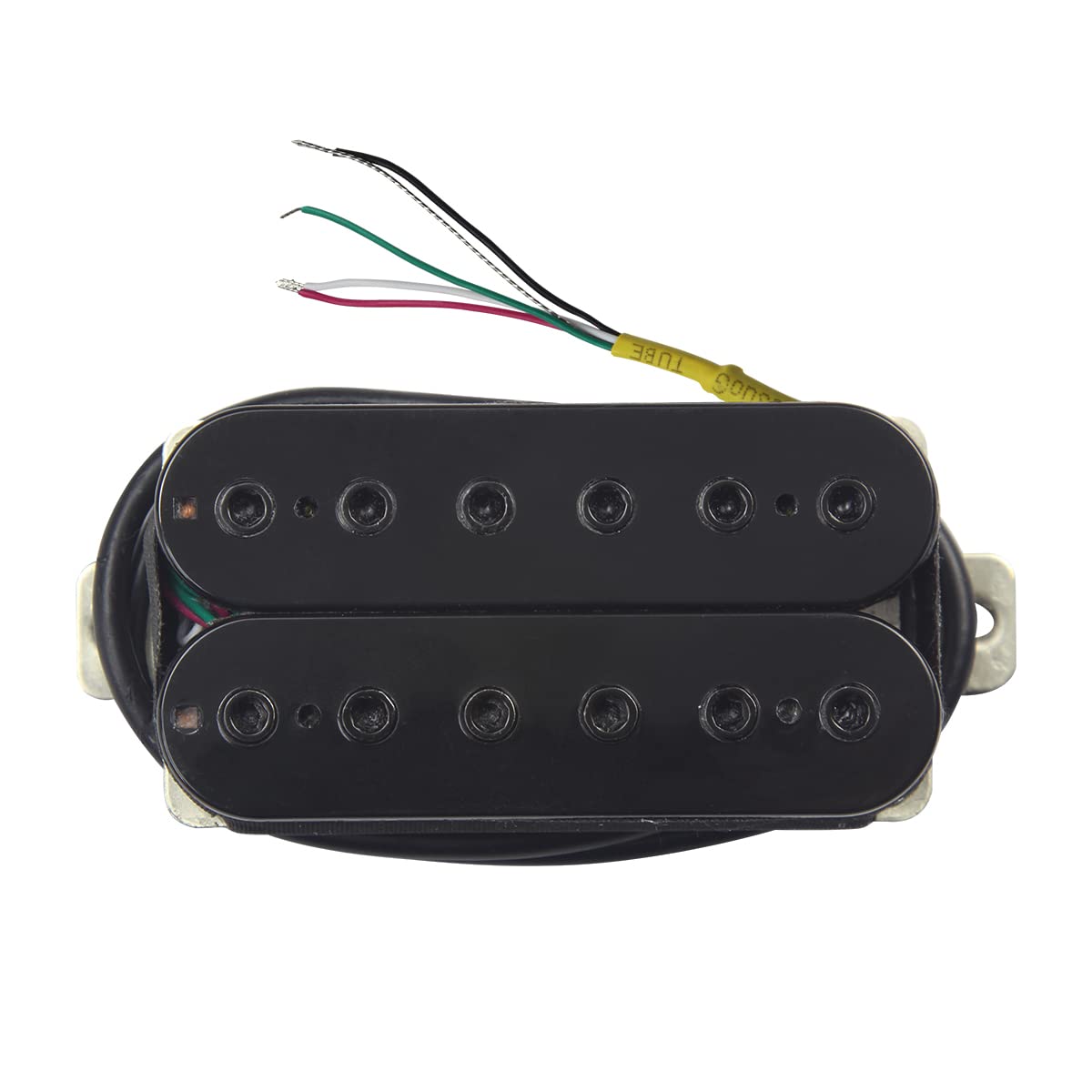 Fleor Alnico 5 Electric Guitar Bridge Pickup Double Coil Humbucker Pickups-Black