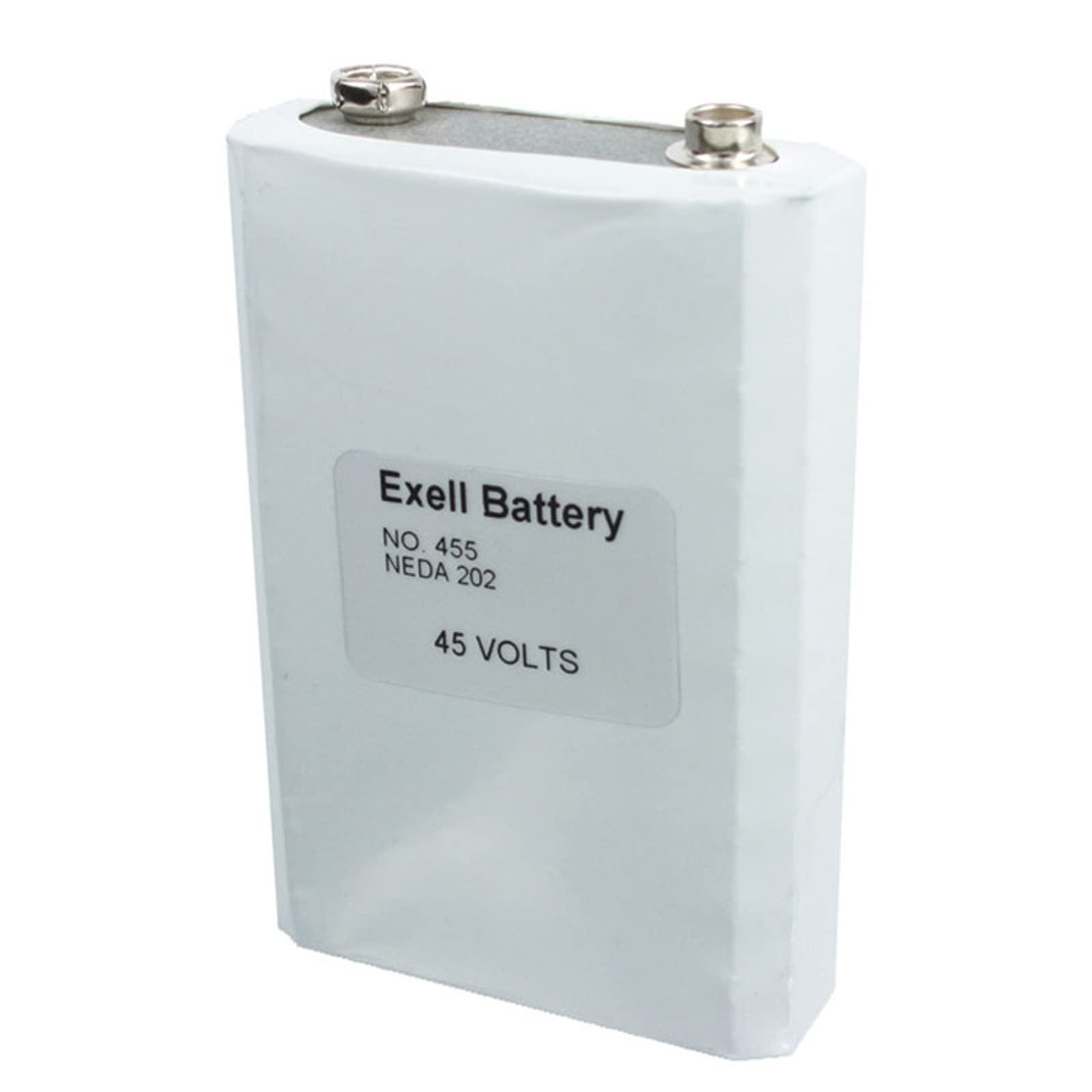 Exell 455 Alkaline 45V Battery NEDA 201, EB455, 30F40