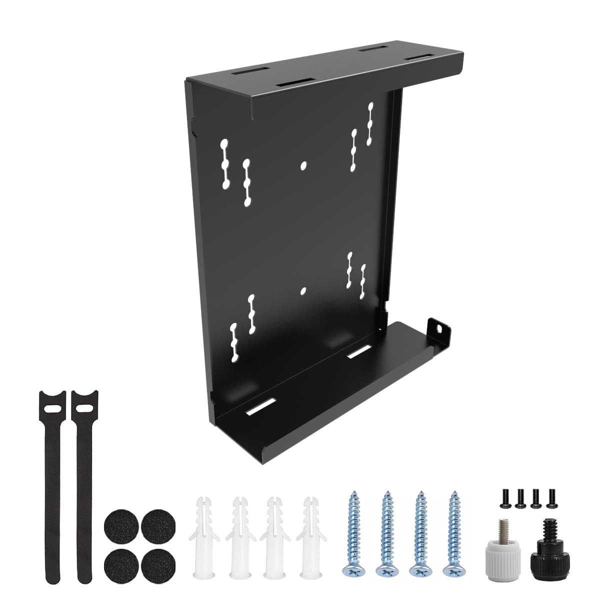 Jingchengmei Wall Mount For Mini Pc, Compatible With Dell Optiplex Micro Form Factor Case, Vesa And Under Desk Available, Fits Mff 7080, 7060, 7010, 5060, 3040, 3046, 3050, 3060, 3090 And More(Hdm)
