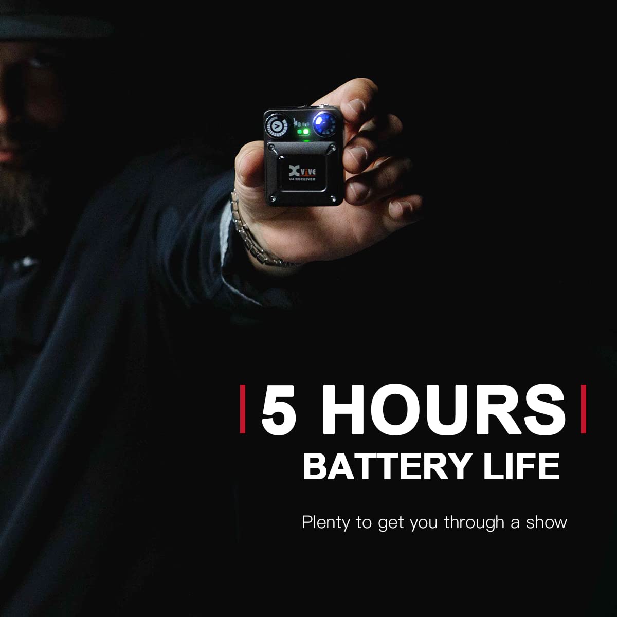 Xvive U4R2 Wireless In Ear Monitor System Set With One Transmitter And Two Receivers