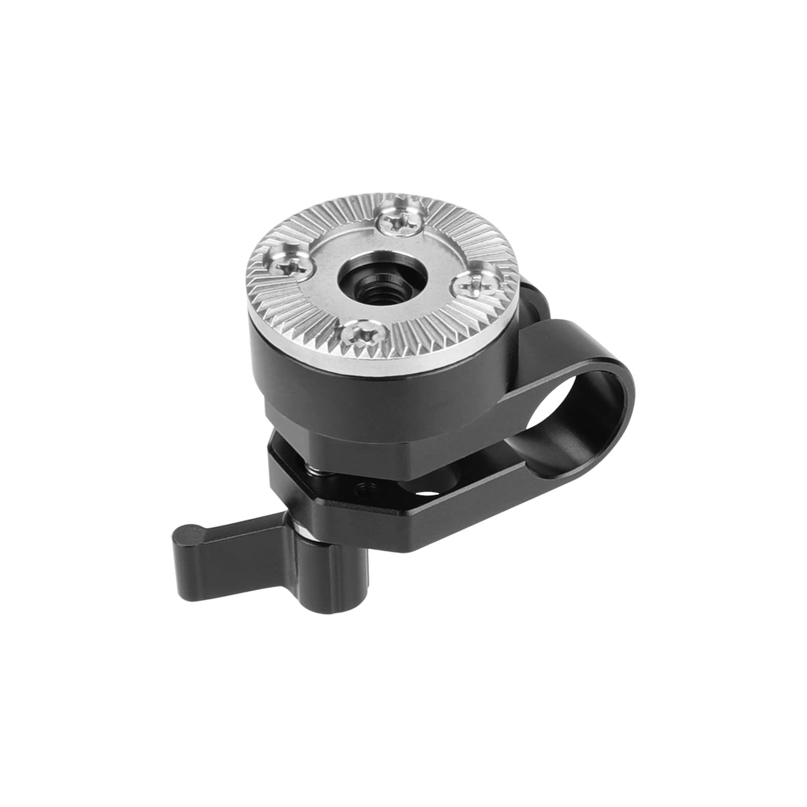 Szrig Single 15Mm Rod Clamp With Rosette Quick Lock And Release For Photo Studio