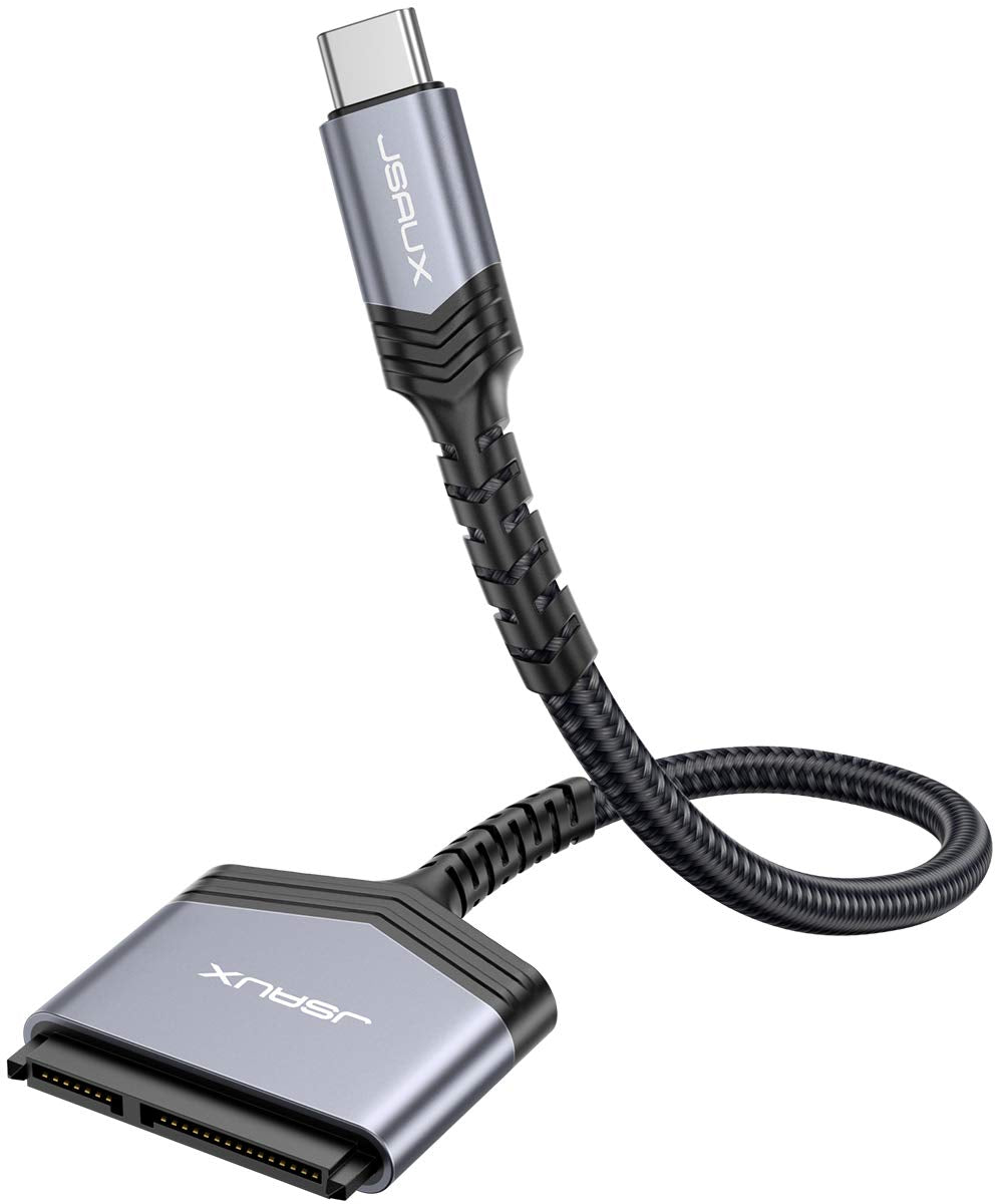 Jsaux Sata To Usb C Cable, Usb C 3.1 To 2.5    Sata Iii Hard Driver Adapter Aluminum Shell External Converter For Ssd/Hdd Data T