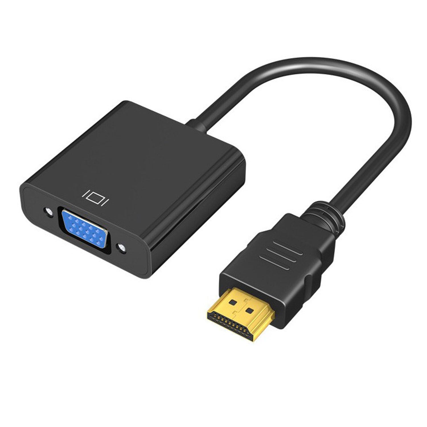 Eckdzmy Hdmi To Vga Adapter, Hdmivga Male To Female Converter With For Laptop Desktop Pc Ps3 Ps4 Xbox 360 Wii U Hdtv Monitor Pro