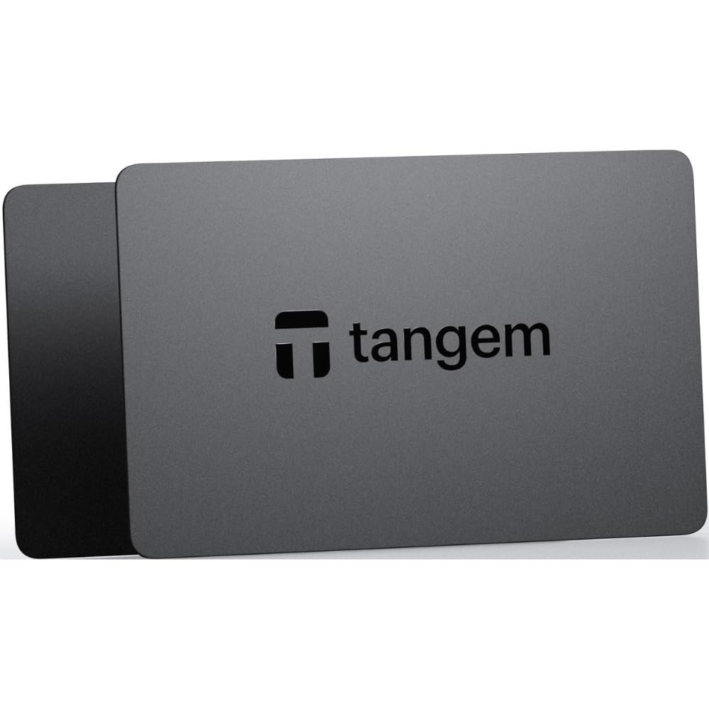 Tangem Wallet 2.0 Pack Of 2   Secure Crypto Wallet   Trusted Cold Storage For Bitcoin, Ethereum, Nft'S & More Coins   100% Offli