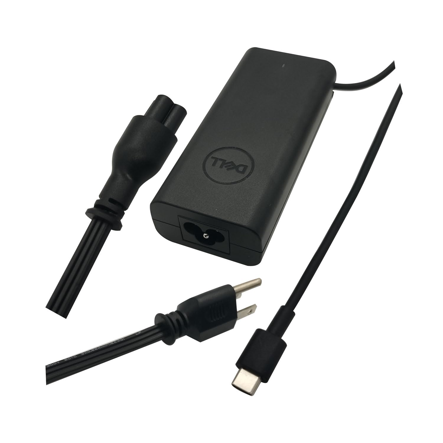 Dell 65W USBC Laptop Charger,Latitude 3430 3440 3450 Power AC Adapter with Power Cord Cable, Black, HKA65NM200