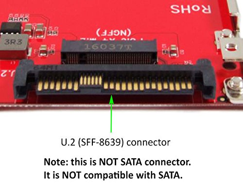 Ableconn Iu2-M2132 M.2 Nvme To U.2 Adapter - Turn M.2 Nvme Ssd To 2.5 Drive With U.2 (Sff-8639) Interface - M2 Ssd Converter - P