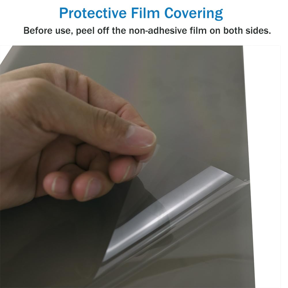 Polarized Film Sheets 3 Pcs 7.8X5.9In/ 20X15Cm Polarizer Linear Polarizing Filter Non Adhesive For Educational Physics Photograp