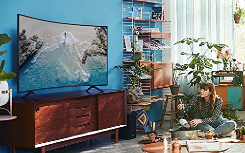 Samsung 55-Inch Class Crystal Uhd Tu8300 Series - 4K Uhd Curved Smart Tv With Alexa Built-In (Un55Tu8300Fxza)