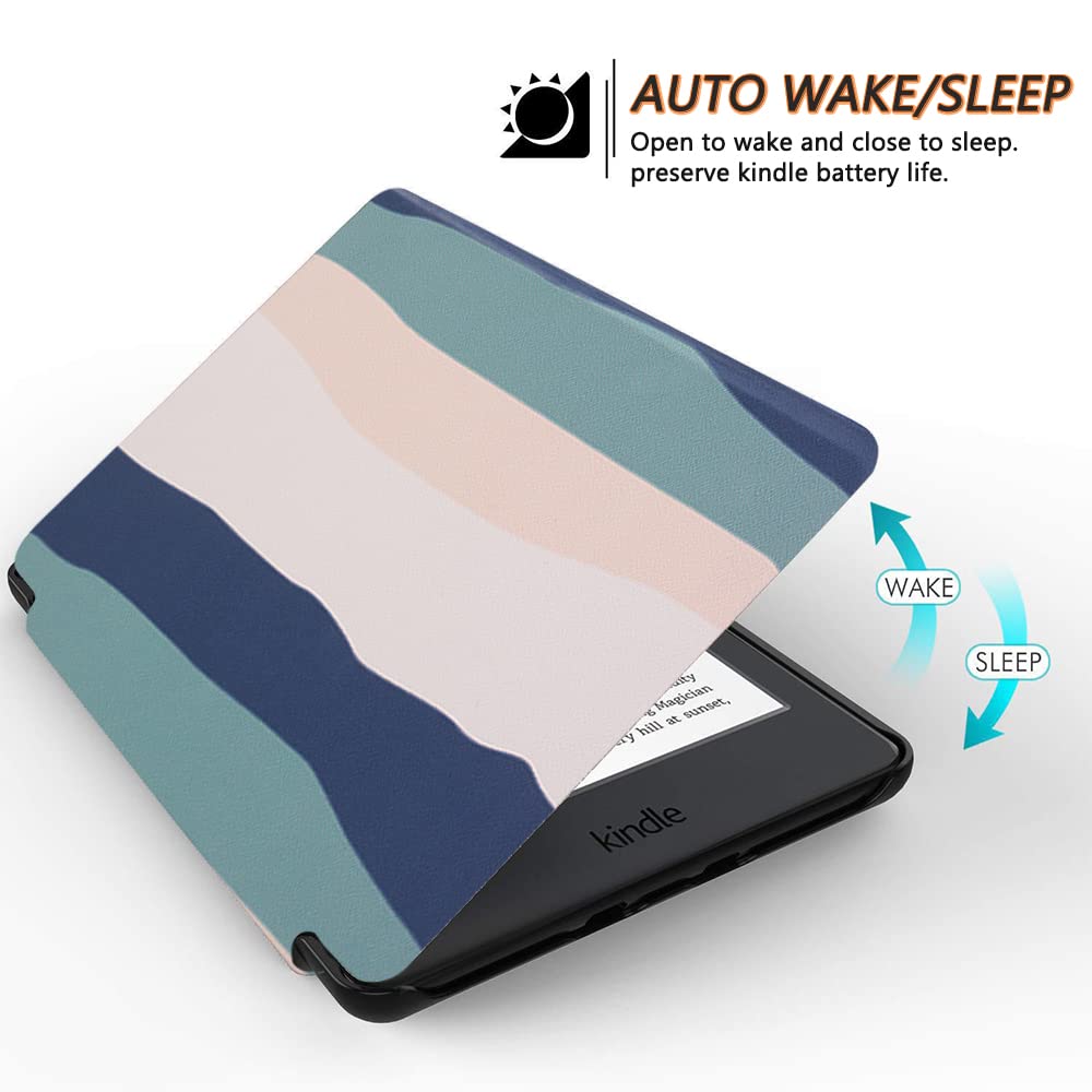 Scsvpn Case For Kindle Paperwhite 11Th Generation 6.8'' And Signature Edition 2021 Released   All New Slim Premium Durable Pu Le