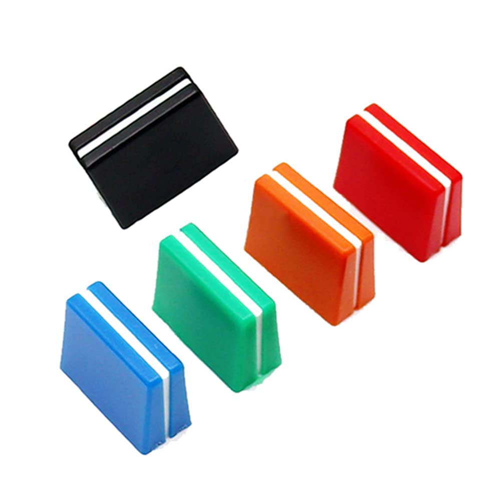 Wxyinspas 5Pcs Fader Cap Fader Knobs Slider For Dj Mixer Console Pioneer Djm 350 400 500 700 750 800 850 900Nexus 900Srt 900Nxs2