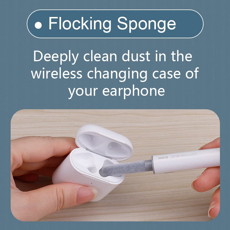 Cleaner Kit For Airpods, Ahero 5 In 1 Keyboard Cleaning Brush,Earphone Cleaning Pen,Earbuds Cleaner For Cleanging Headphones And