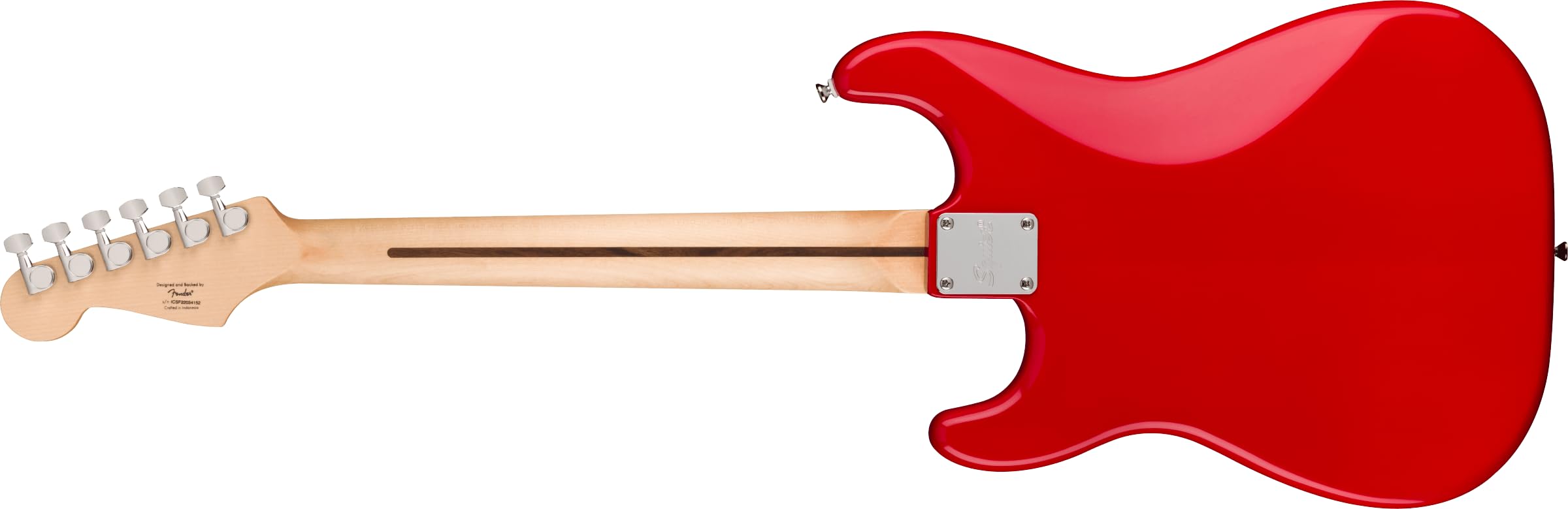 Squier Sonic Stratocaster Ht Electric Guitar, With 2-Year Warranty, Torino Red, Laurel Fingerboard, White Pickguard