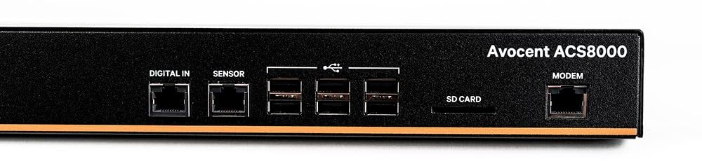 Vertiv Avocent Acs8000 Serial Console, 16 Port Serial Console Server, Dual Ac Power, Expanded Memory Capabilities, Remote Data C