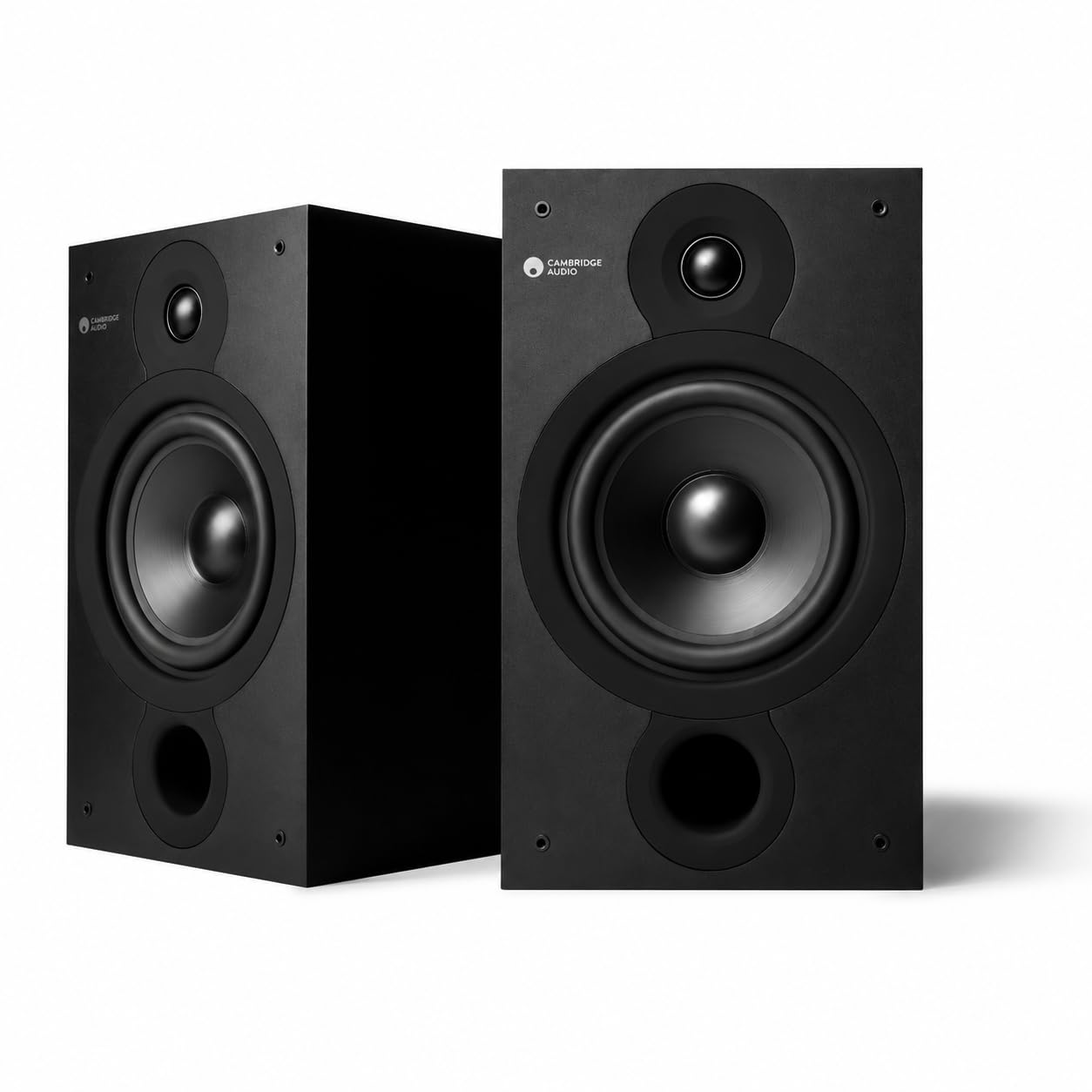 Cambridge Audio SX-60 Bookshelf Speaker | 100 Watt Home Theater Compact Speakers | Pair (Matte Black)