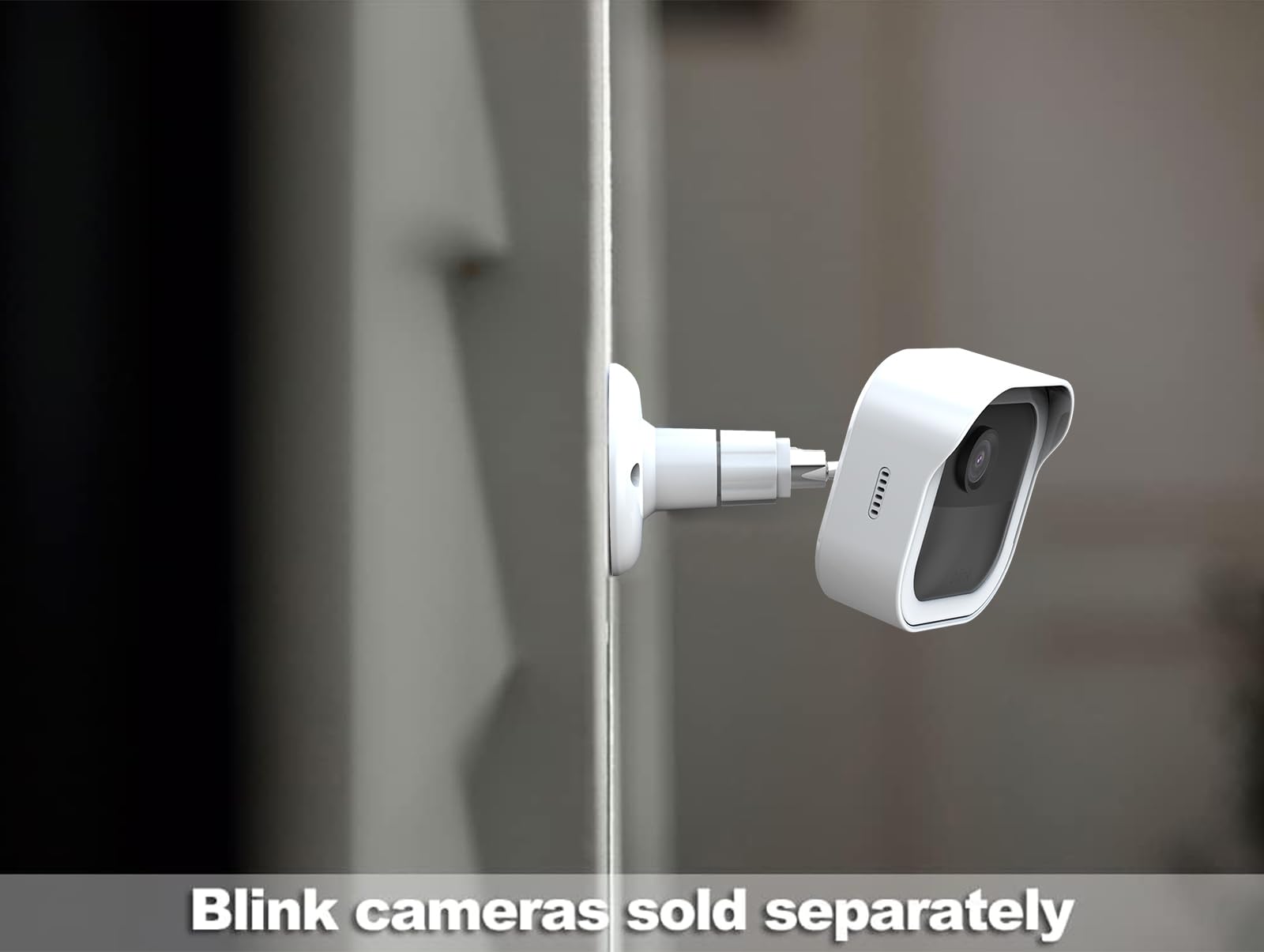 Blink Outdoor 4Th Gen Camera Mount, 2 Pack Weatherproof Protective Housing And 360 Degrees Adjustable Mount With Sync Module 2 Mount For Blink Outdoor Security Camera System(White,Camera Not Included)