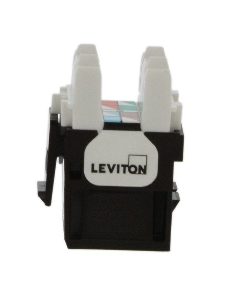 Leviton 61110 RB6 Extreme 6+ QuickPort Connector, CAT 6, Brown