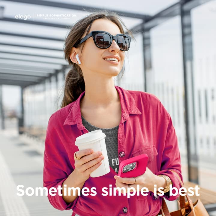 Elago Compatible With Iphone 13 Pro Max Case, Liquid Silicone Case, Full Body Screen Camera Protective Cover, Shockproof, Slim C