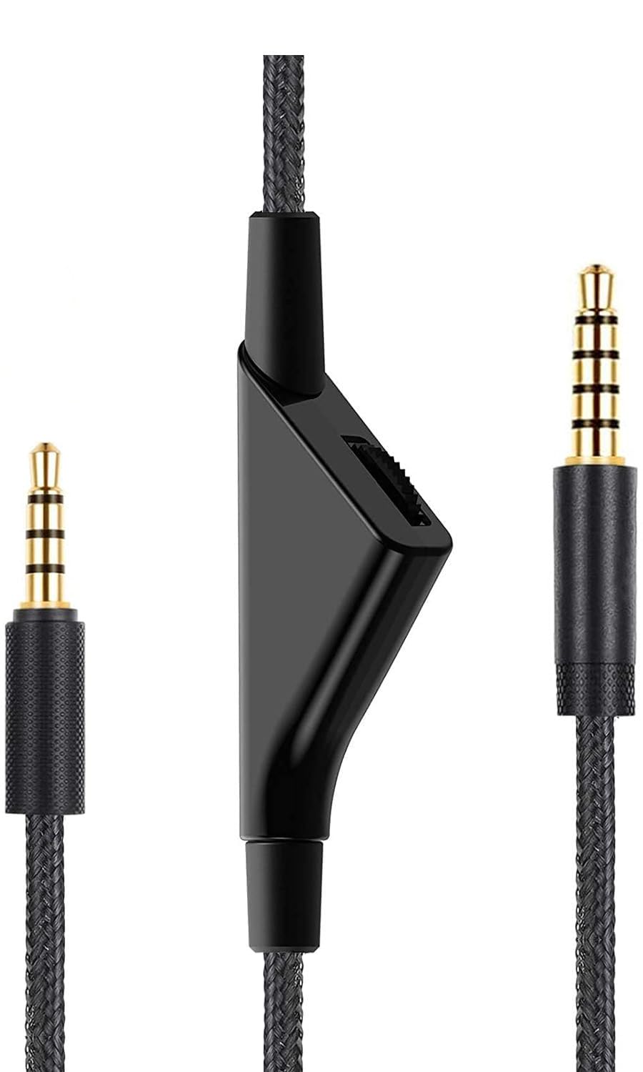 LecLooc Replacement Cord for G Pro X, G433 Headset Cable Braided Wire, 6.5 Feet/2.0 M Volume Control Cable Compatible with Logit