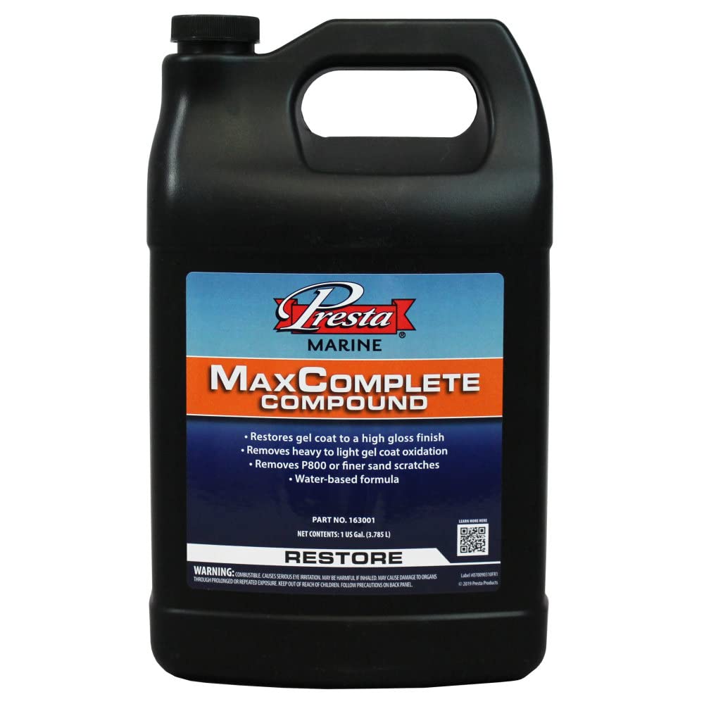 Presta Maxcomplete Compound 1 Gallon (163001),WBAUVB07F2S5MZ5