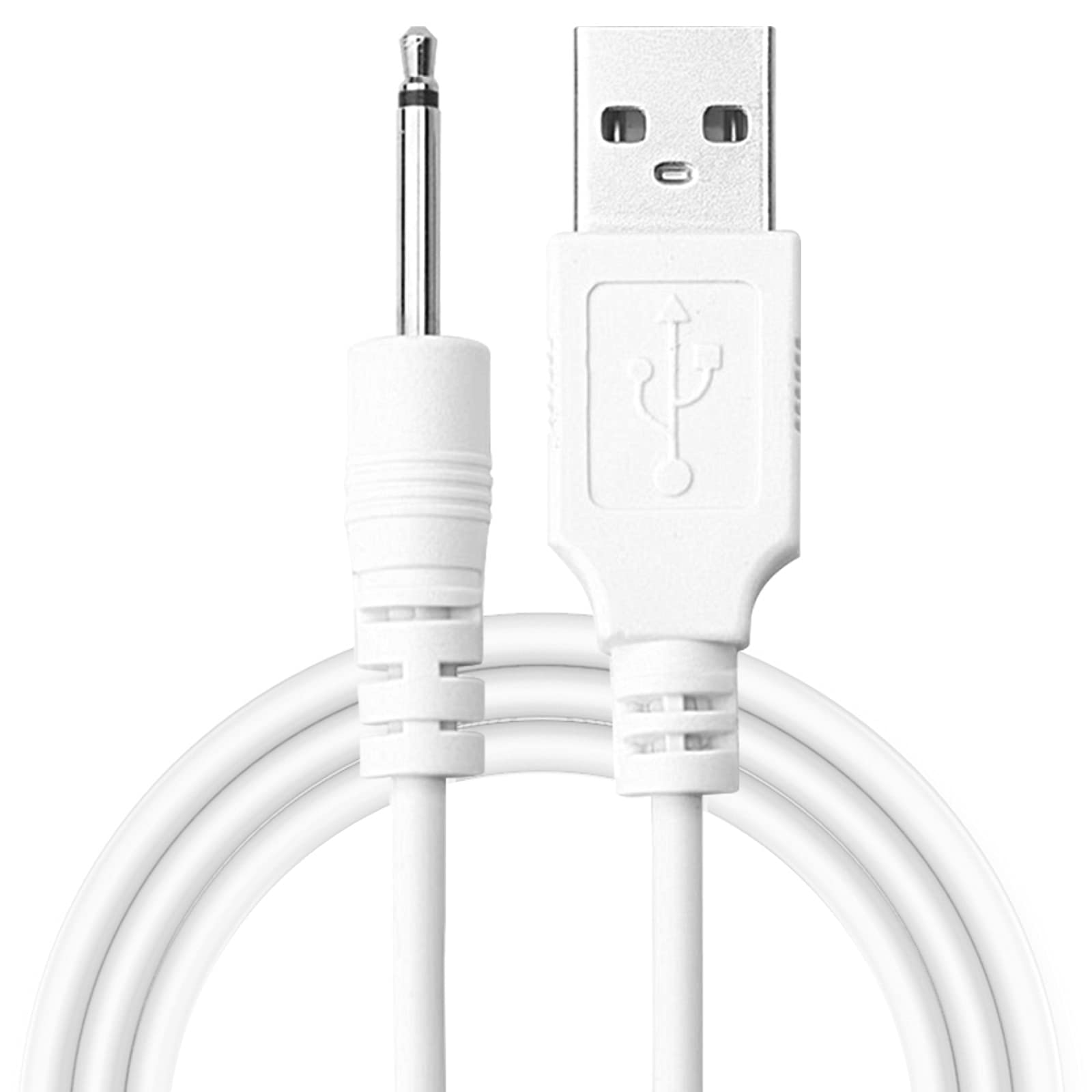 Sexbay Original Replacement Dc Charging Cable Usb Cord For Rechargeable Wand Massagers Charger, 17Mm Replacement Dc Charging Cab