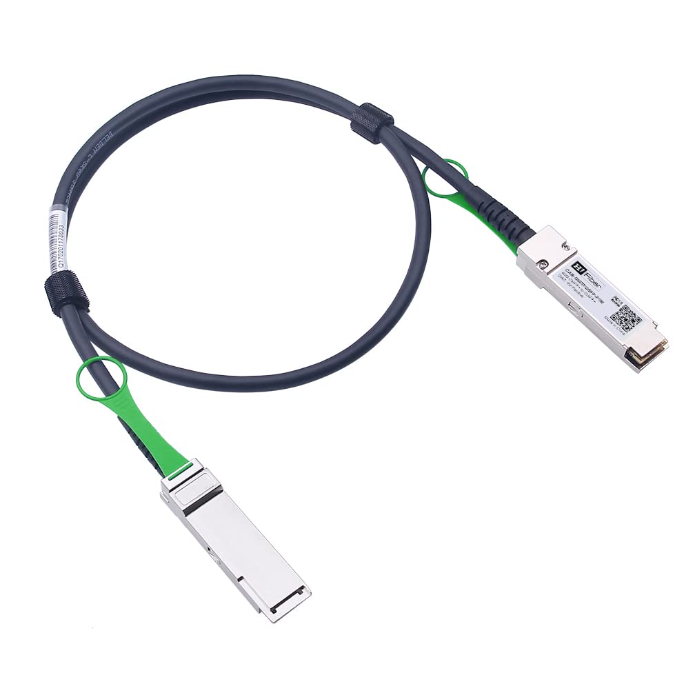 40Gb Qsfp+ Dac Cable, 40Gbase Cr4, Qsfp+ To Qsfp+ Passive Direct Attach Copper Twinax Cable For Cisco Qsfp H40G Cu50Cm, Meraki M