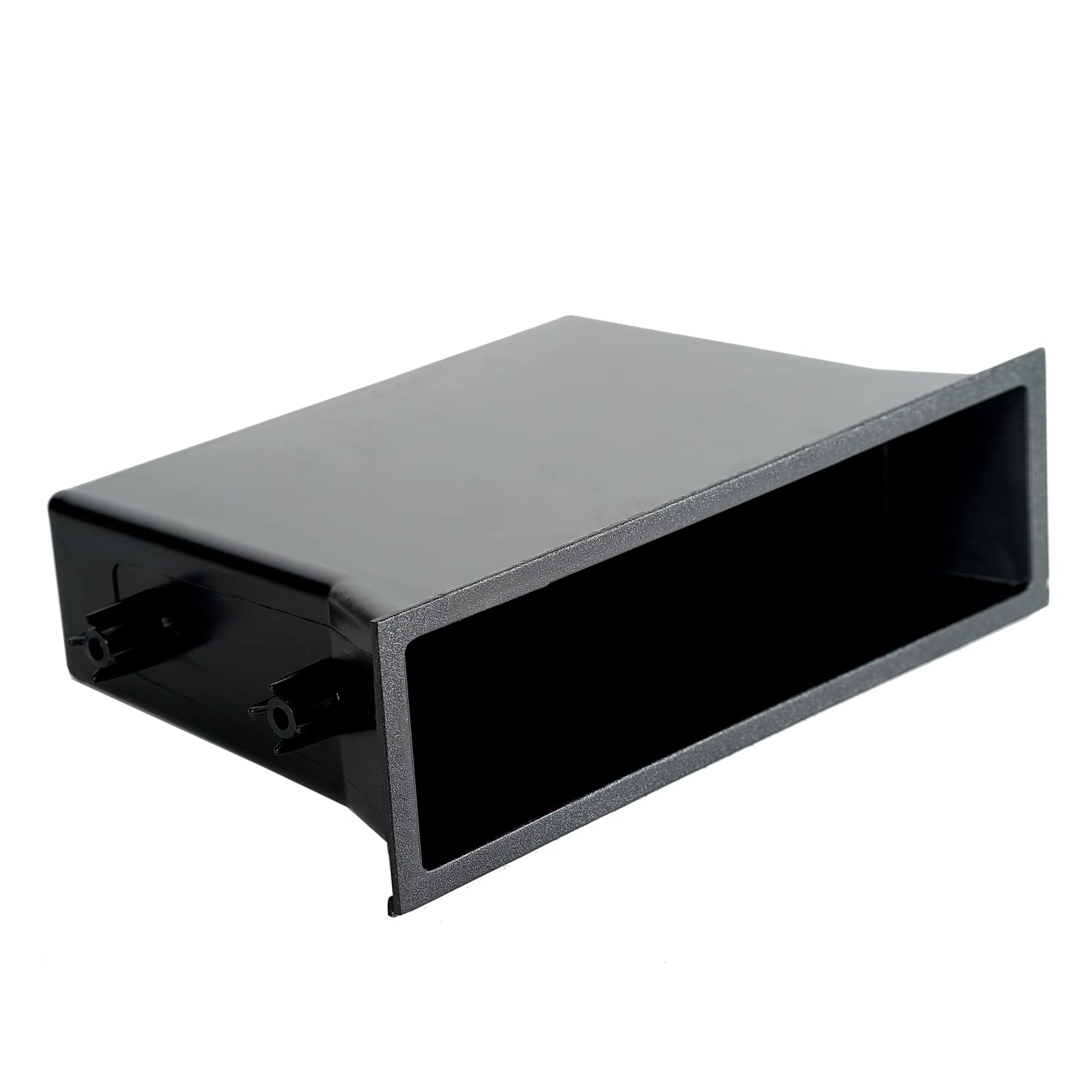 Red Wolf Car Radio Pocket Storage Select For Nissan Pathfinder/Frontier/Aramda/2004 2020, Sentra/Armada 2005 2018, Xterra 2004 2015 Stereo Single Din Storage Container Mount Cd Player Dash Trim Black