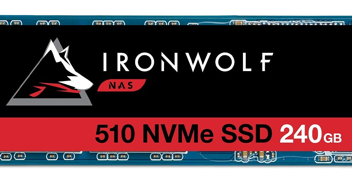 Seagate Ironwolf 510 240Gb Nas Ssd Internal Solid State Drive - M.2 Pcie For Multibay Raid System Network Attached Storage, 3 Ye