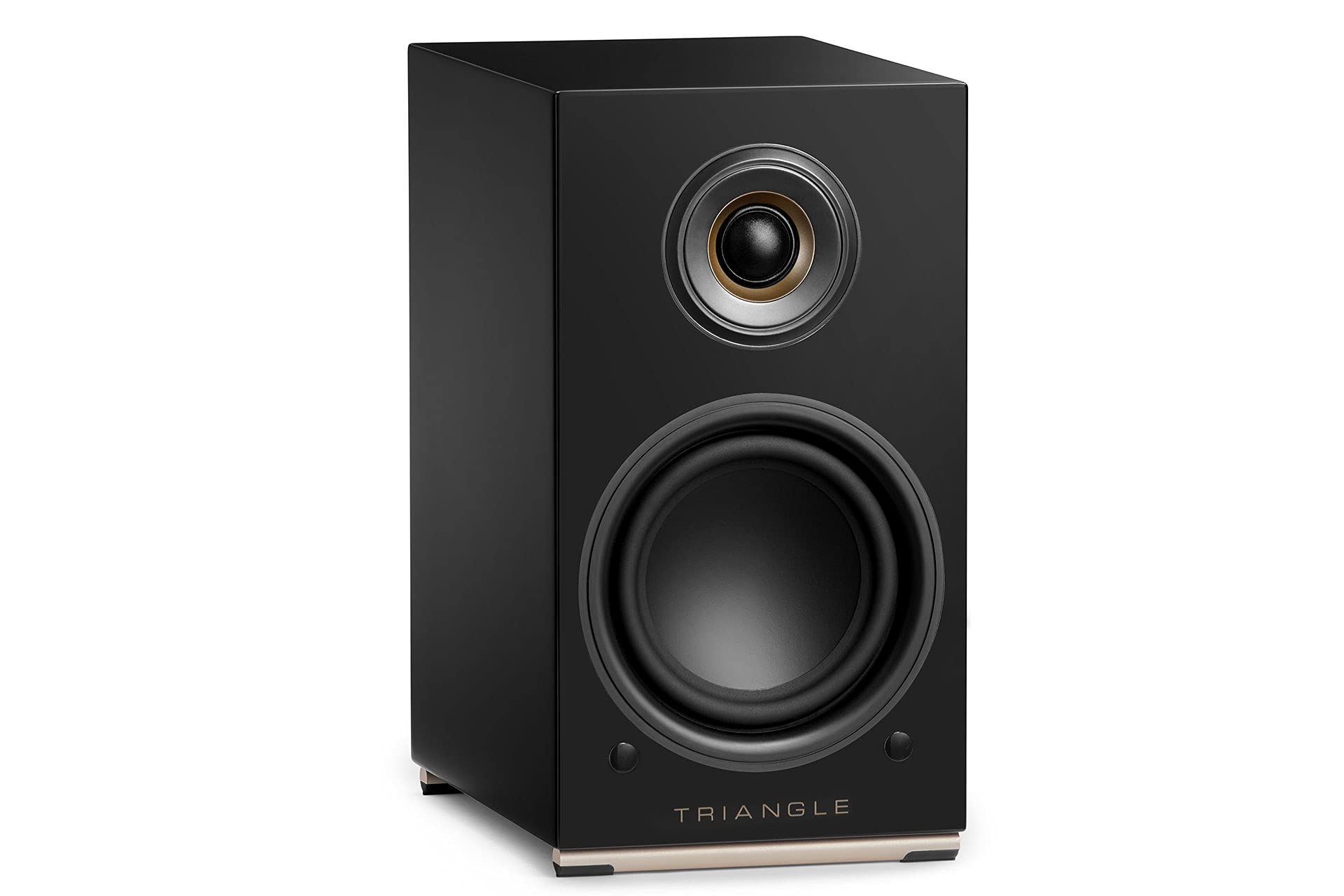 Triangle Audio Aio Twin Wireless Bluetooth Wi Fi Speaker (Pair, Graphite Black)