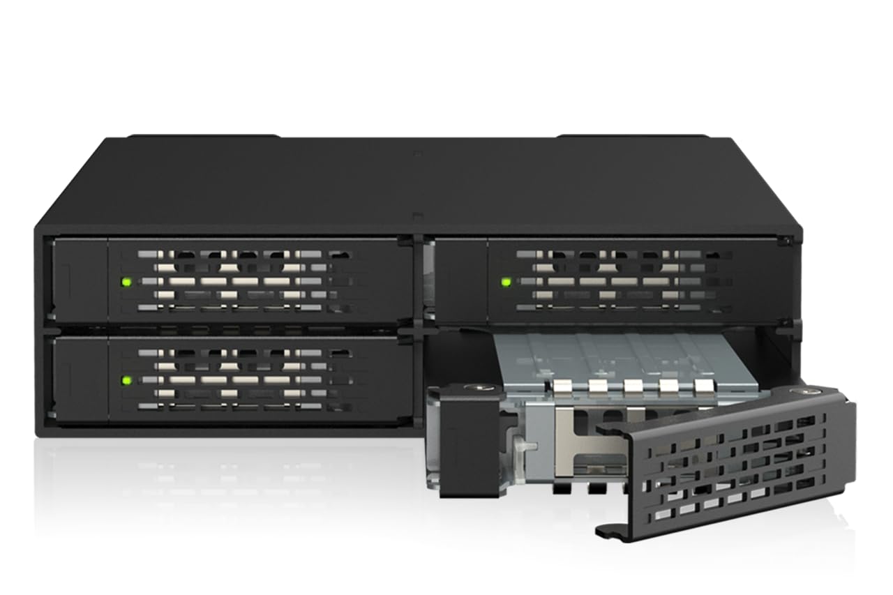 ICY DOCK RD MB699V5PB ToughArmor 4Bay PCIe 5.0 U.2 U.3 NVMe SSD Mobile Rack