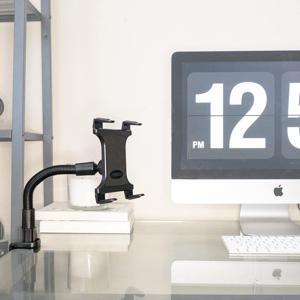 Arkon Tab086-12 Heavy Duty Tablet Clamp Mount With 12 Inch Neck For Ipad Pro Ipad Air Galaxy Note 10.1 Retail Black