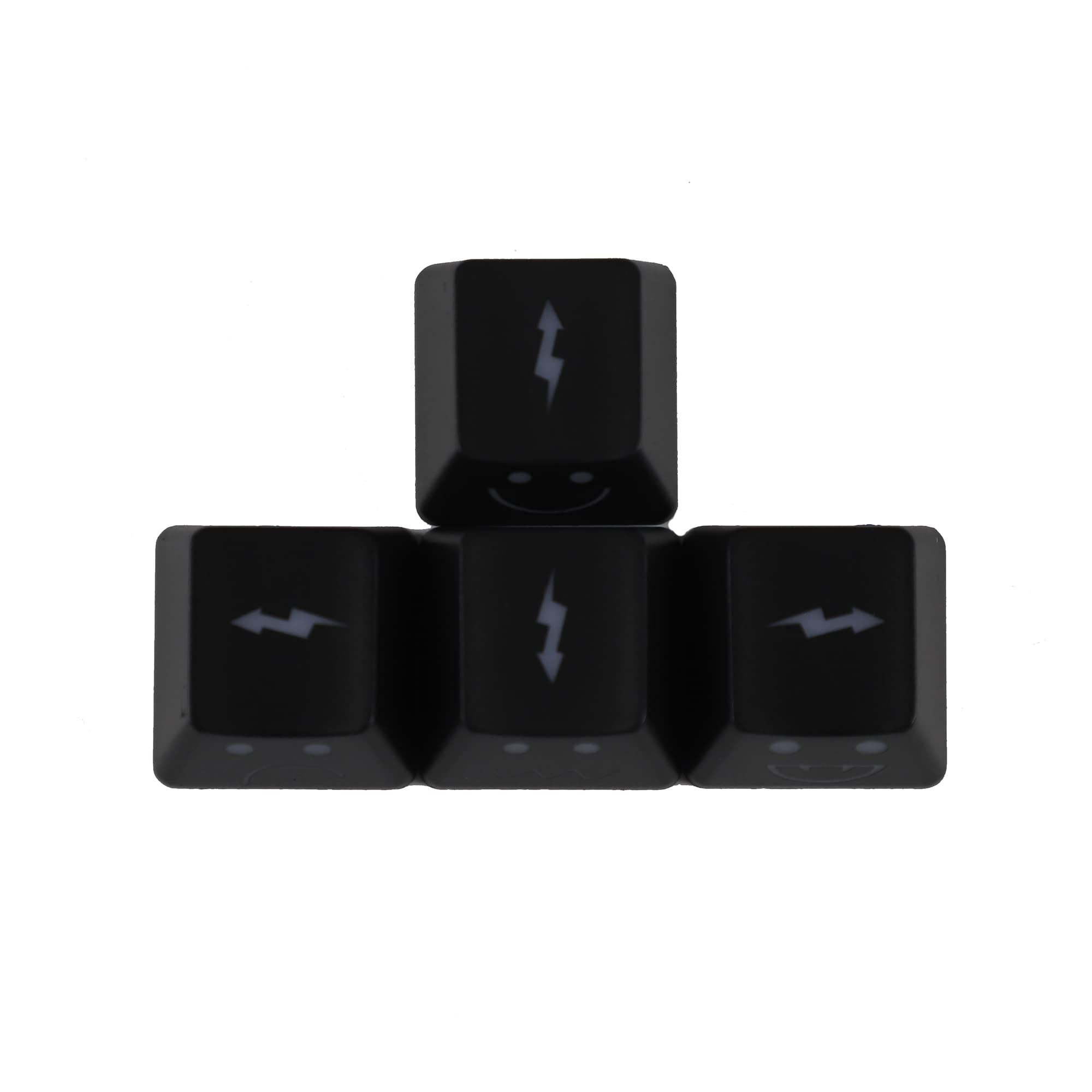 Mechkeeb 1.6Mm Thickness Wasd Arrow Replacement Keycaps Lightning Baby Shine Through Keycaps Oem Profile For Mx Mechanical Gamin