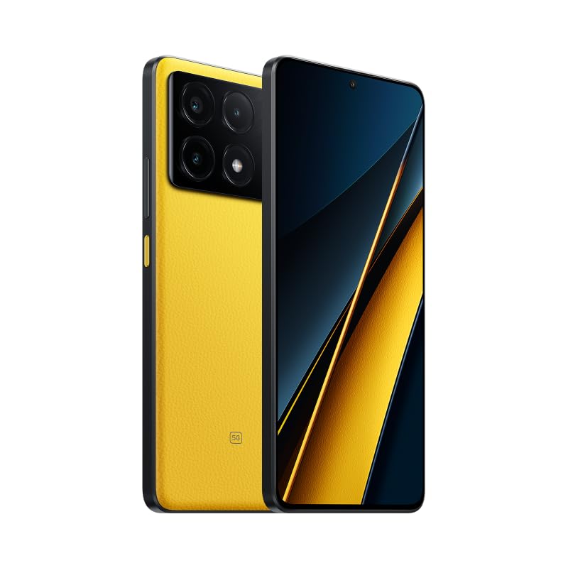 Xiaomi Poco X6 Pro 5G Global Unlocked (512Gb + 12Gb) Gsm 6.67' 64Mp Triple Camera (For Tmobile Mint Tello Global) (Yellow Global Rom)
