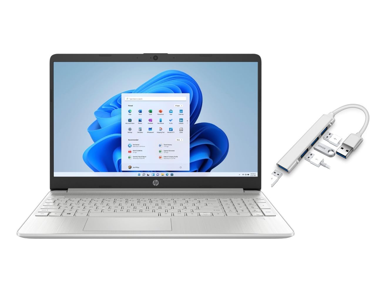 Hp 15.6'' Hd Touch-Screen Laptop | Intel Core I3-1215U Processor | Intel Uhd Graphics | 16Gb Ram | 1024Gb Ssd | Windows 11 Home 