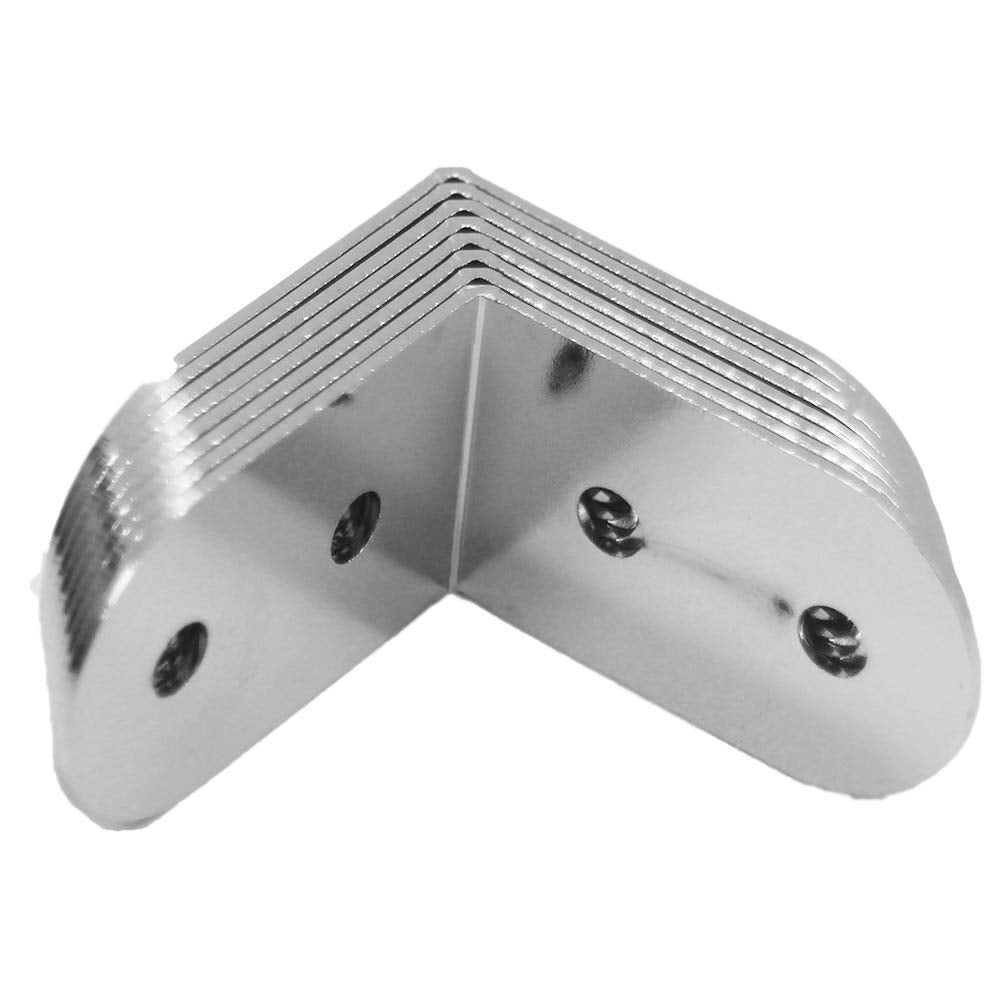 Seismic Audio - Sarhw20 - Set Of 8 Chrome 1.5 Inch Rack Case Clamp For Pa Dj Rack Road Ata Case 4 Hole Mount