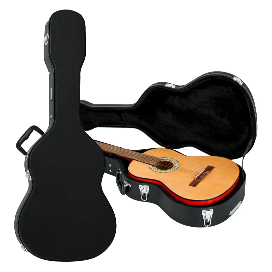 Gator Cases Traditonal Series Hard-Shell Wood Case for Classical Style Acoustic Guitars, (GWE-CLASSIC)
