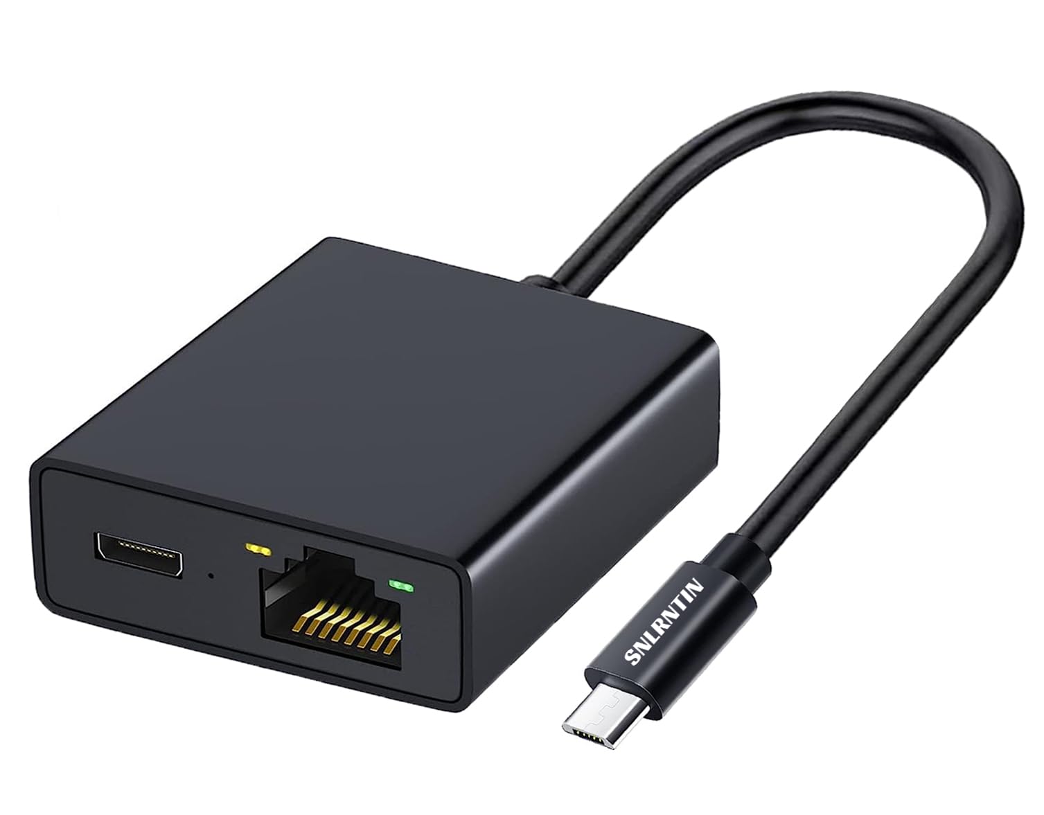 Snlrntin Ethernet Adapter For Fire Tv Stick, Micro Usb To Rj45 Ethernet Adapter Compatible With Fire Tv Stick/4K/4K Max, Fire Tv