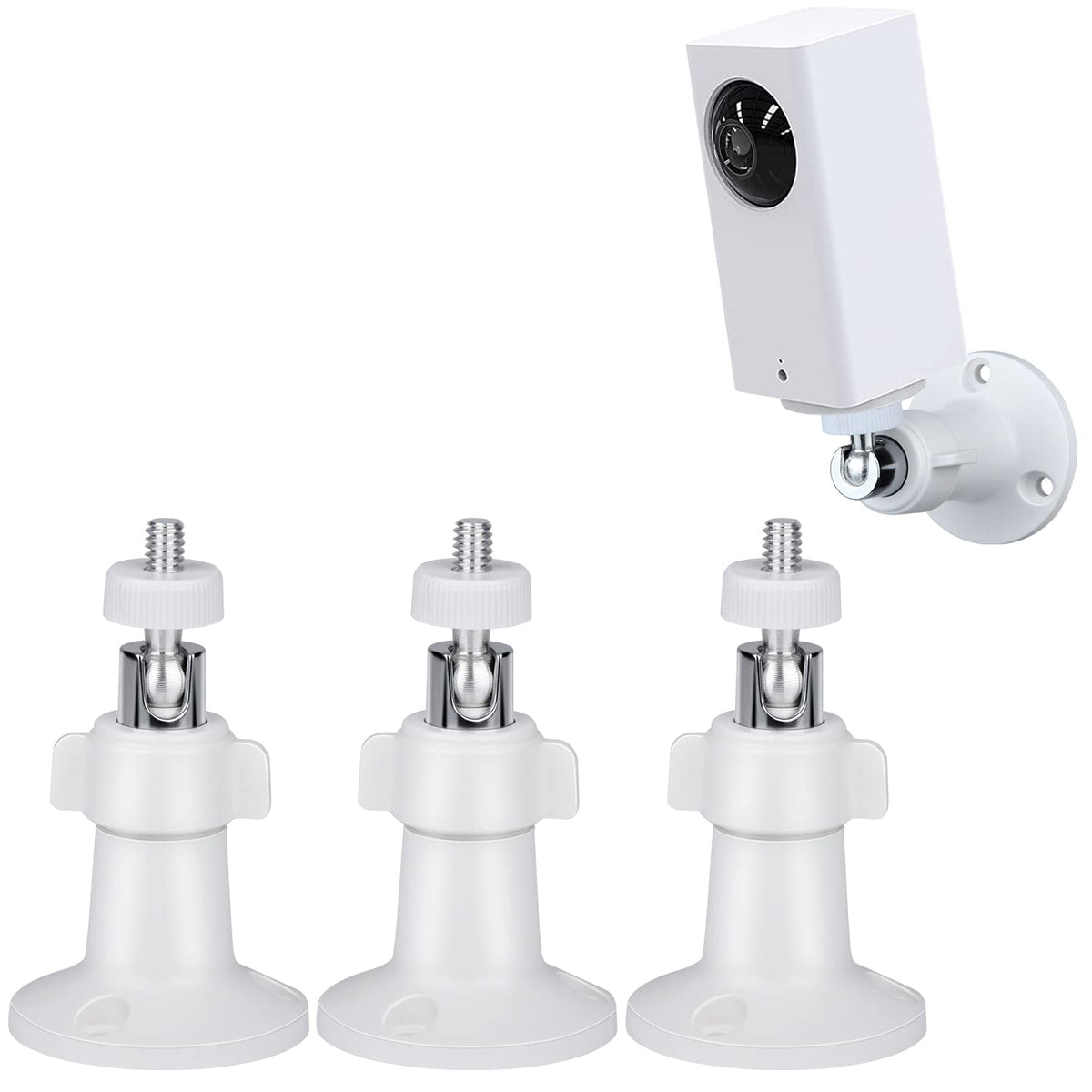 Wall Mount Compatible With Wyze Cam Pan V3 & Wyze Cam Pan V2 & Wyze Cam V3, Adjustable Mount Bracket For Wyze Cam Outdoor(Camera