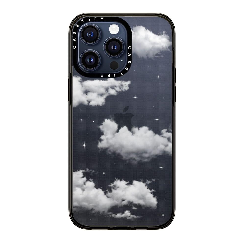 Casetify Compact Iphone 15 Pro Max Case [2X Military Grade Drop Tested / 4Ft Drop Protection]   Cloud Prints   A Dream   Clear B