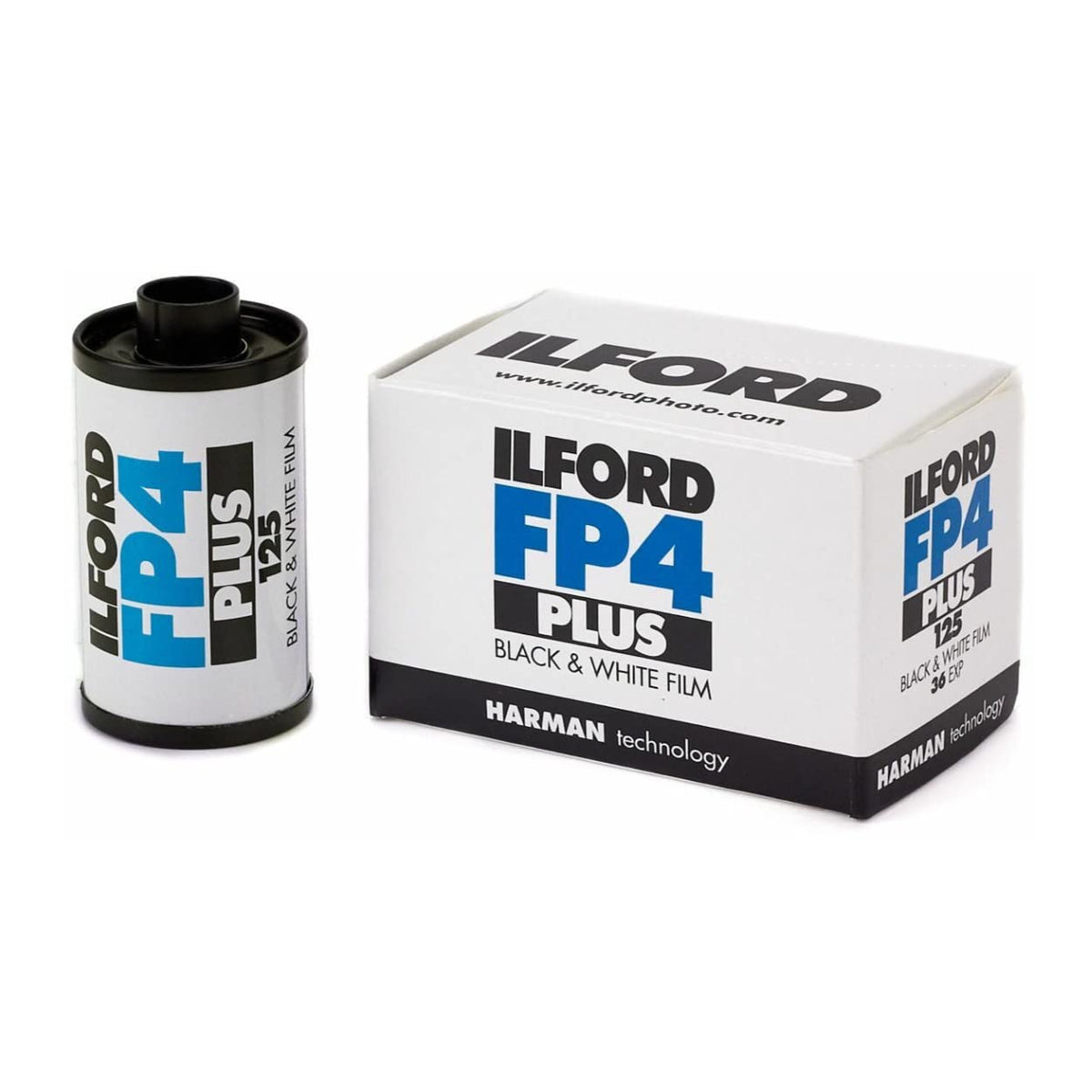 Three Pack Of Ilford Fp4 Plus 35Mm Black & White Negative Film 36 Exp