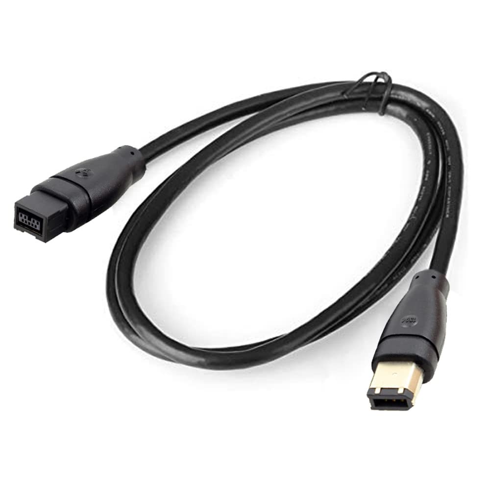 Cy Ieee 1394 Firewire 800 9 Pin To 6 Pin Cable Firewire 800 To 400 9P To 6P Capture Cord 1.8M