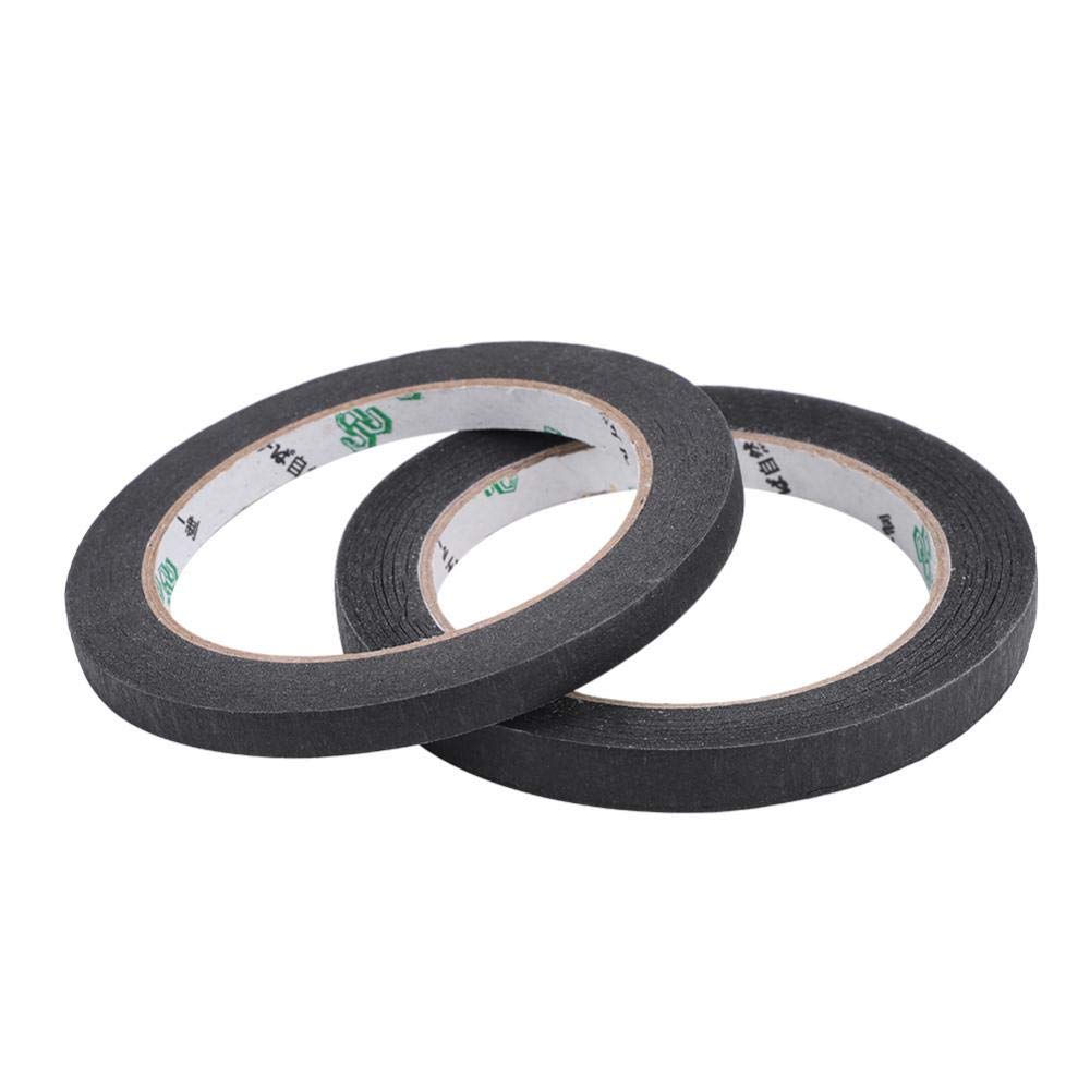 Guitar Pickup Accessories Insulated Tape Band Adhesive, Guitar Parts Black Textured Paper Pickup Tape For Guitar Pickups, 2Pcs Guitar Pickup Tape Cloth