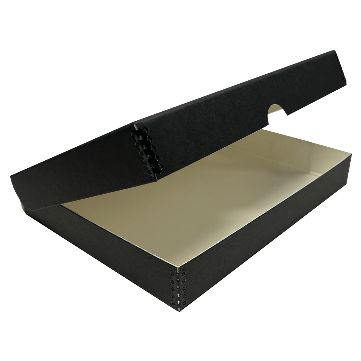 Lineco Folio Storage Box, Clamshell Design With Metal Edge. 18.5X24.5X1.75 Inches, Archival Boxboard, Preserve Photos, Cards, Ma