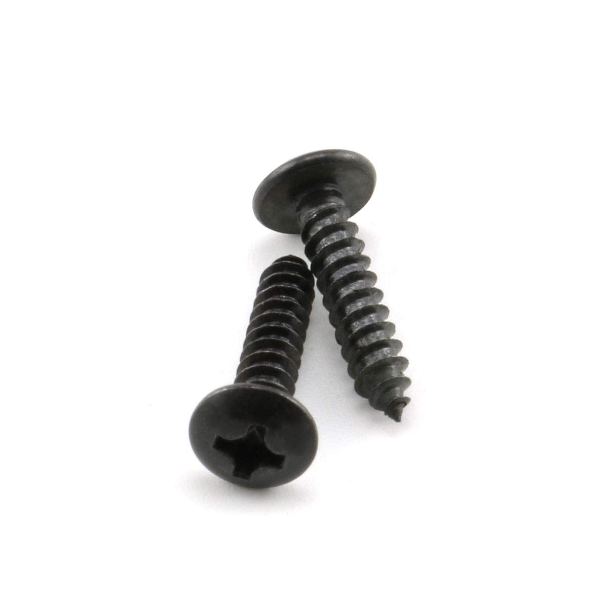 heyous R-Type Cable Clamp Nylon Black 1/4 inch (6.4mm) Wire Fastener Organizer 100pcs