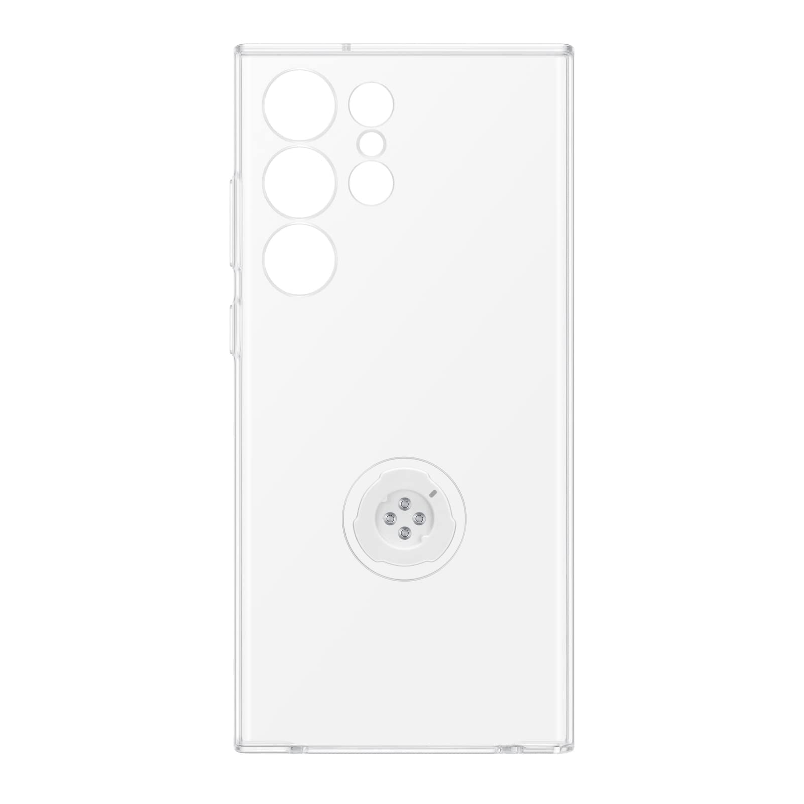 Samsung Galaxy S23 Ultra Clear Gadget Phone Case, Protective Cover W/Grip, Kickstand, Premium Material, Detachable Mount For Acc