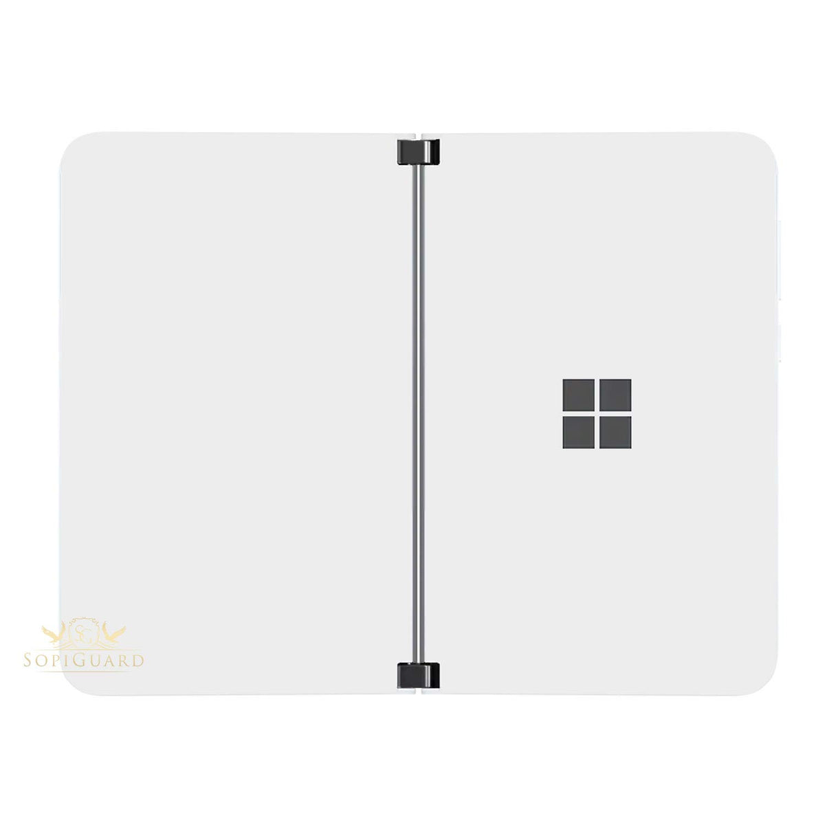 Sopiguard Sticker For Surface Duo Phone Edge To Edge Precision Vinyl Skin Wrap (Matte White)