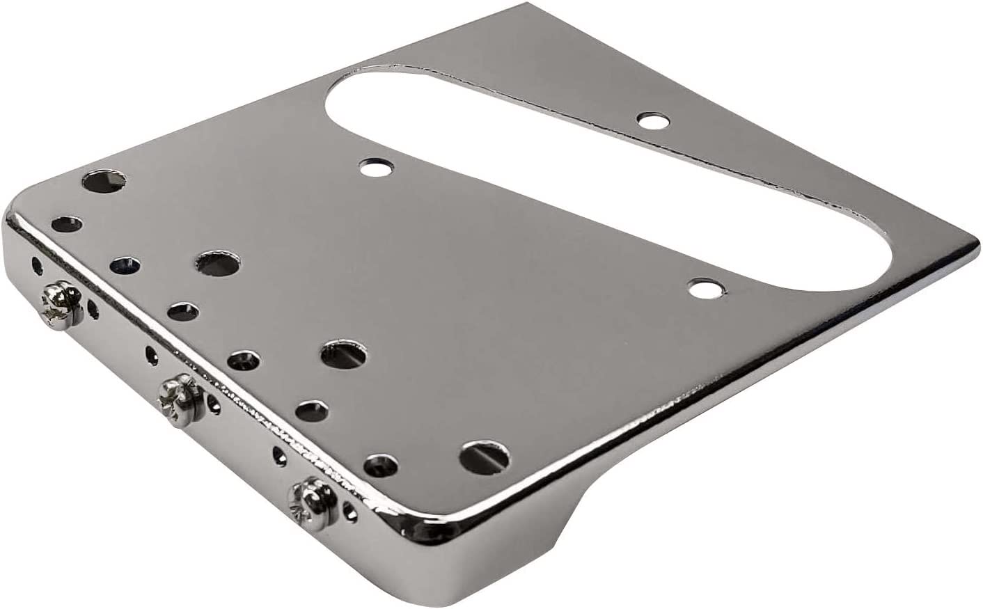 Tuoren Vintage Telecaster Bridge With Brass Compensated 3 Saddles Assembly Fit Fender Telecaster Tele Electric Guitar