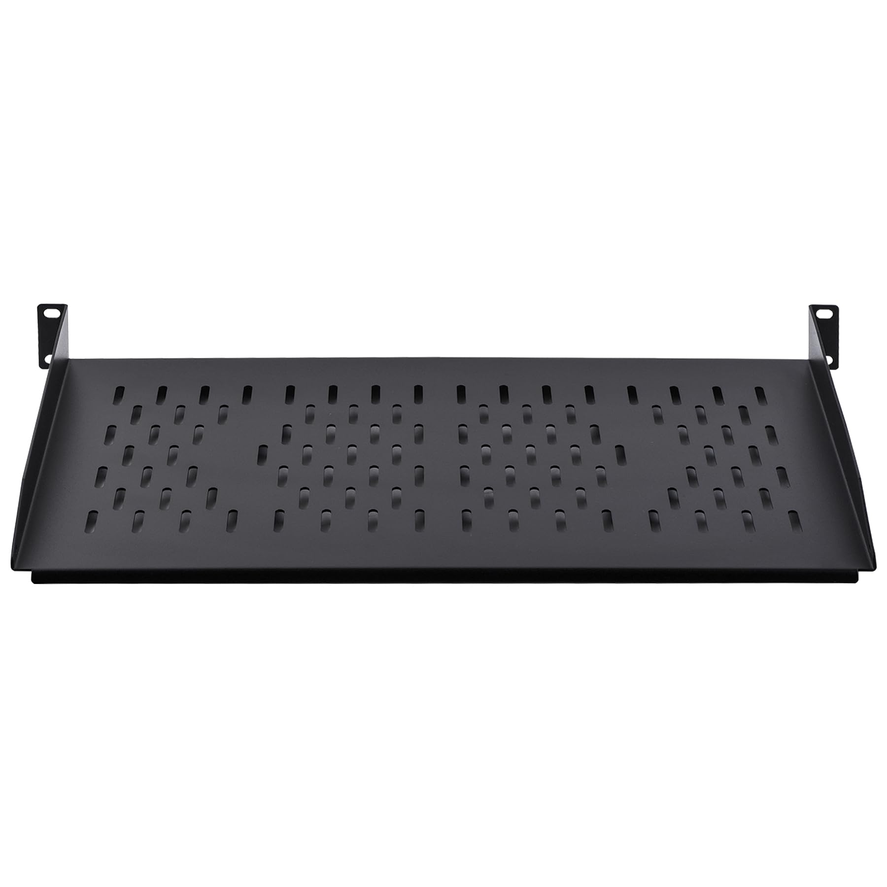 Rackpath 1U Cantilever Universal Rack Shelf   10In Deep   Rackmount Shelf For 19 Av/Network Equipment Racks   55Lbs Capacity   2