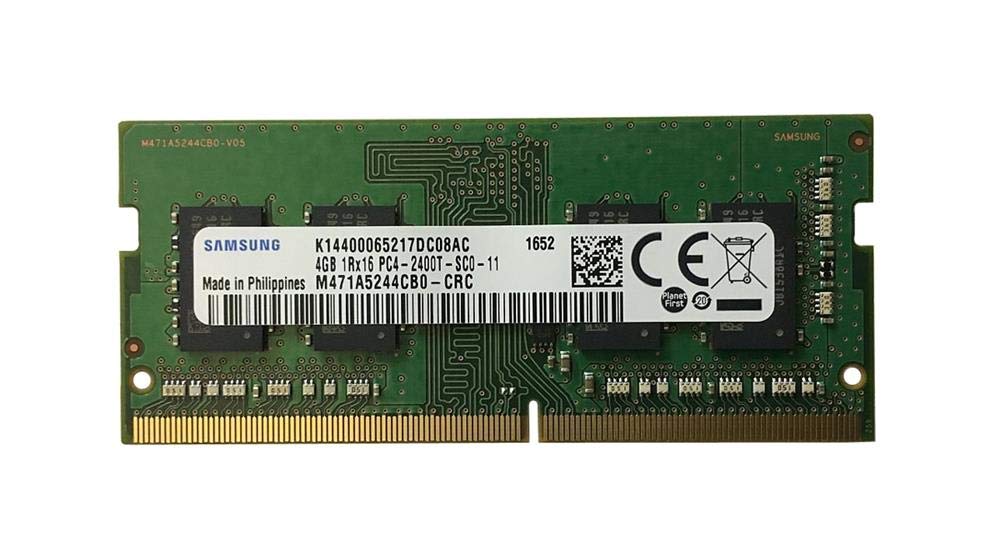 Samsung 4GB DDR4 PC4-19200, 2400MHz, 260 PIN SODIMM, CL 17, 1.2V, ram Memory Module, M471A5244CB0-CRC