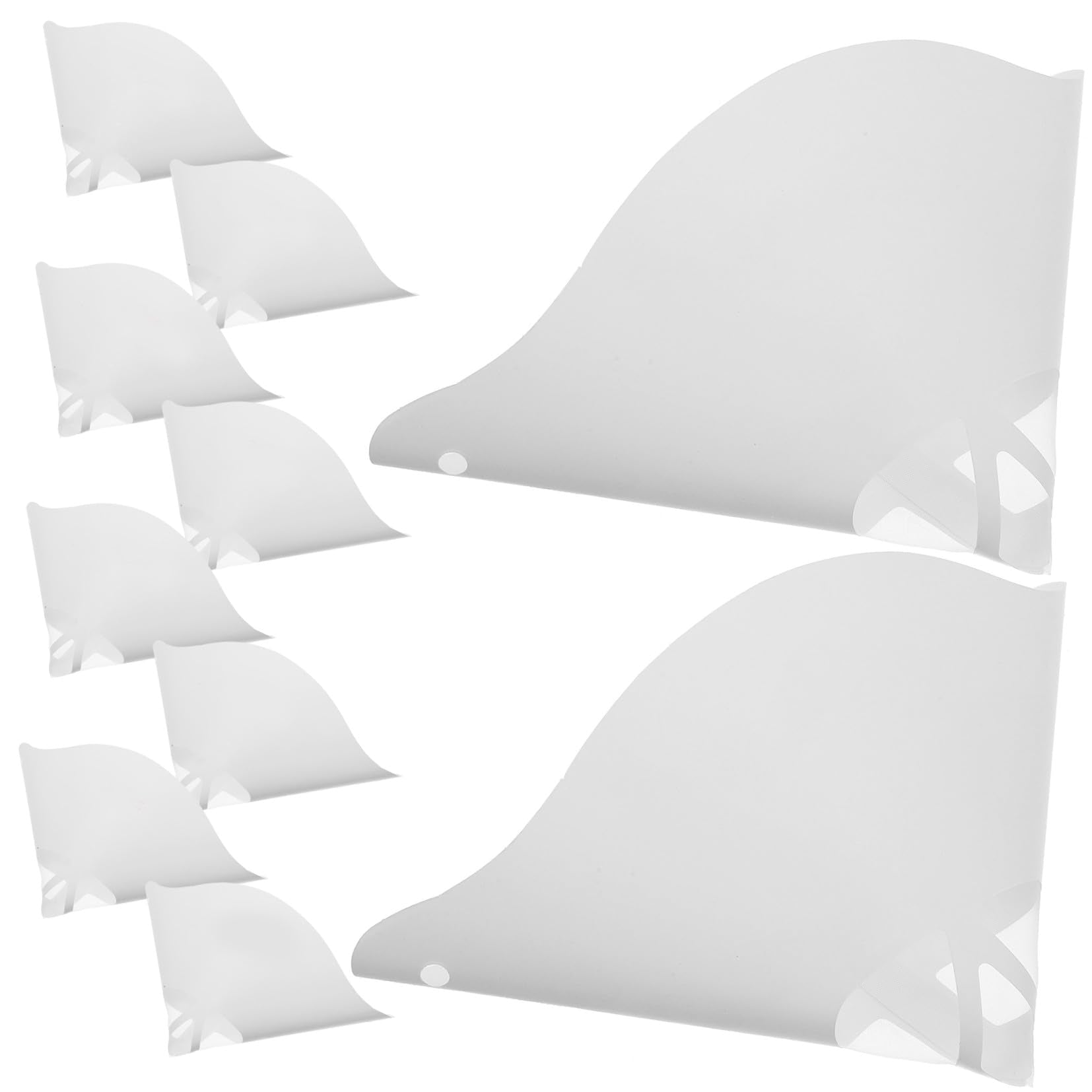 KICHOUSE 10pcs Disposable Paper Filters for SLA Printer Accessories Thickened White Filter Mesh for Efficient Recycling and Filt