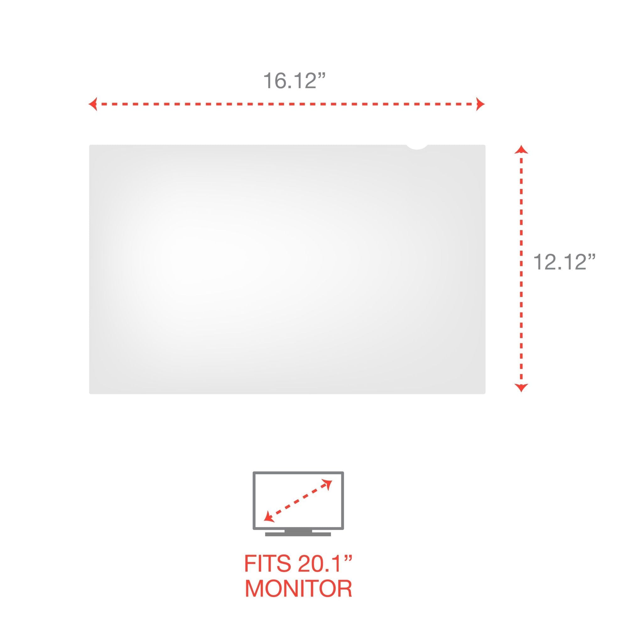 Innovera Ivrblf201 4:3 Blackout Privacy Monitor Filter For 20.1 In. Lcd